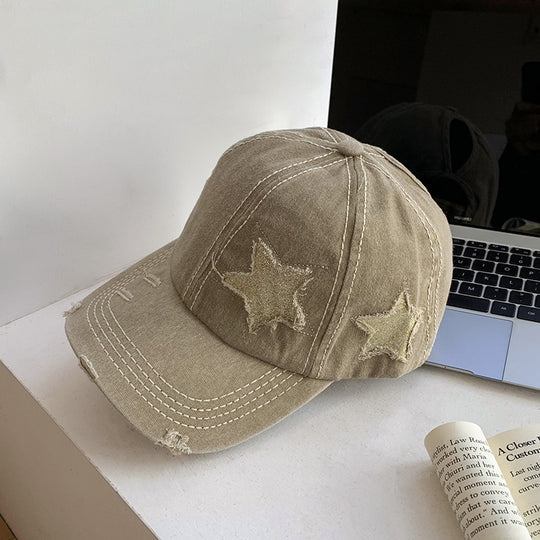 UrbanEdge Women's Vintage Distressed Baseball Cap