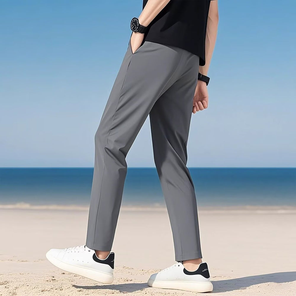 FlowEase Women's Draped Wide-Leg Palazzo Pants