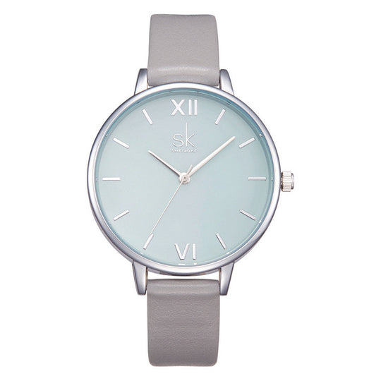 LuxeTime Women's Minimalist Quartz Belt Watch