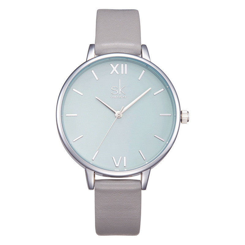LuxeTime Women's Minimalist Quartz Belt Watch