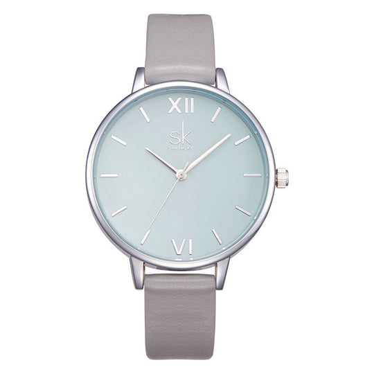 LuxeTime Women's Minimalist Quartz Belt Watch
