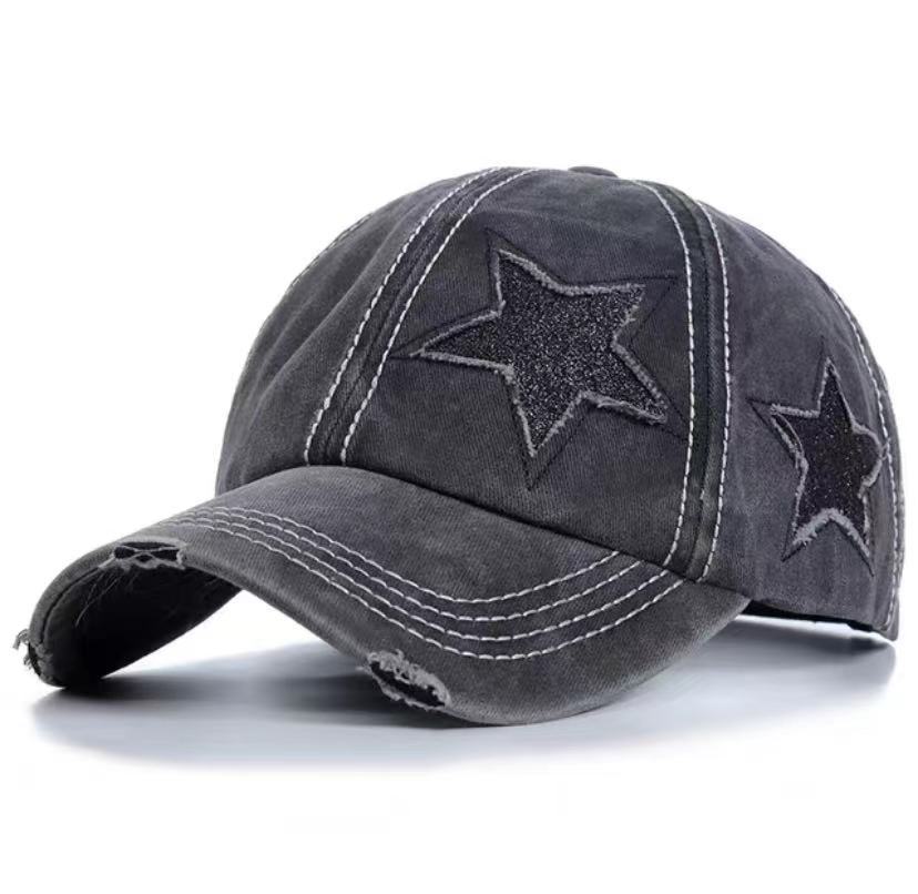 UrbanEdge Women's Vintage Distressed Baseball Cap