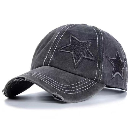 UrbanEdge Women's Vintage Distressed Baseball Cap