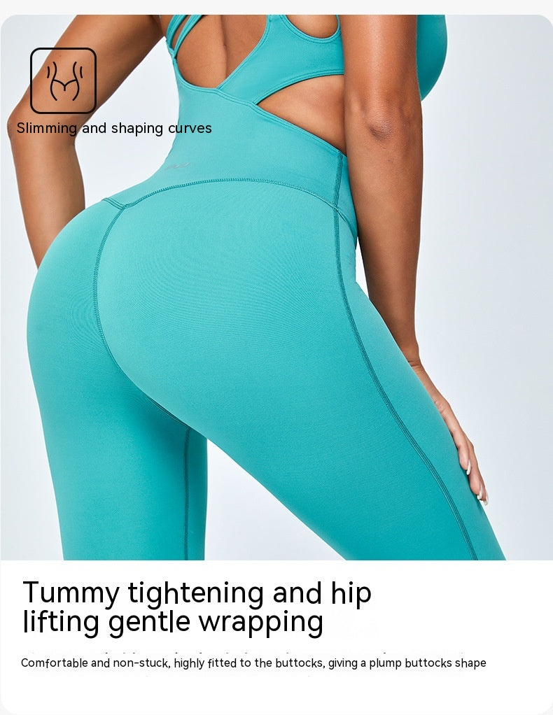 SculptEase Women's Seamless Yoga Jumpsuit