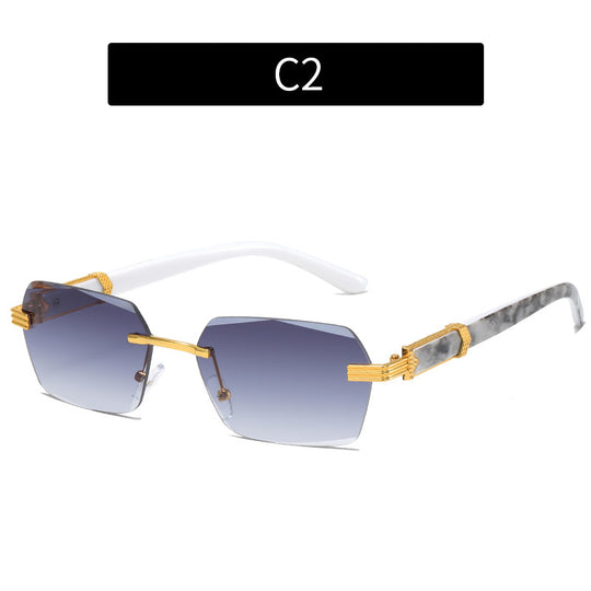 OceanView Women's Rimless Ocean Lens Sunglasses