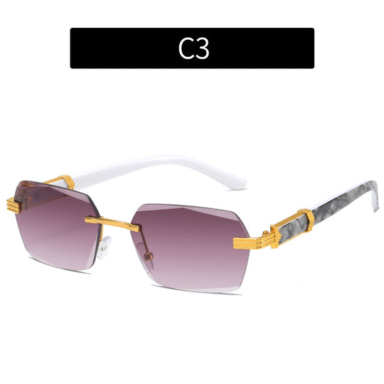 OceanView Women's Rimless Ocean Lens Sunglasses
