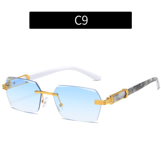 OceanView Women's Rimless Ocean Lens Sunglasses