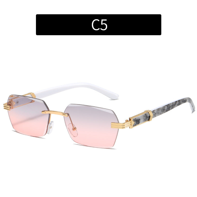 OceanView Women's Rimless Ocean Lens Sunglasses