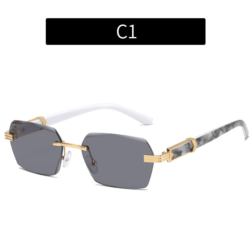 OceanView Women's Rimless Ocean Lens Sunglasses