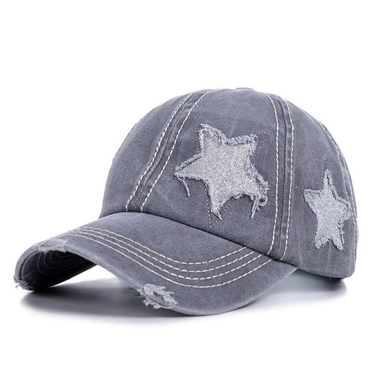 UrbanEdge Women's Vintage Distressed Baseball Cap
