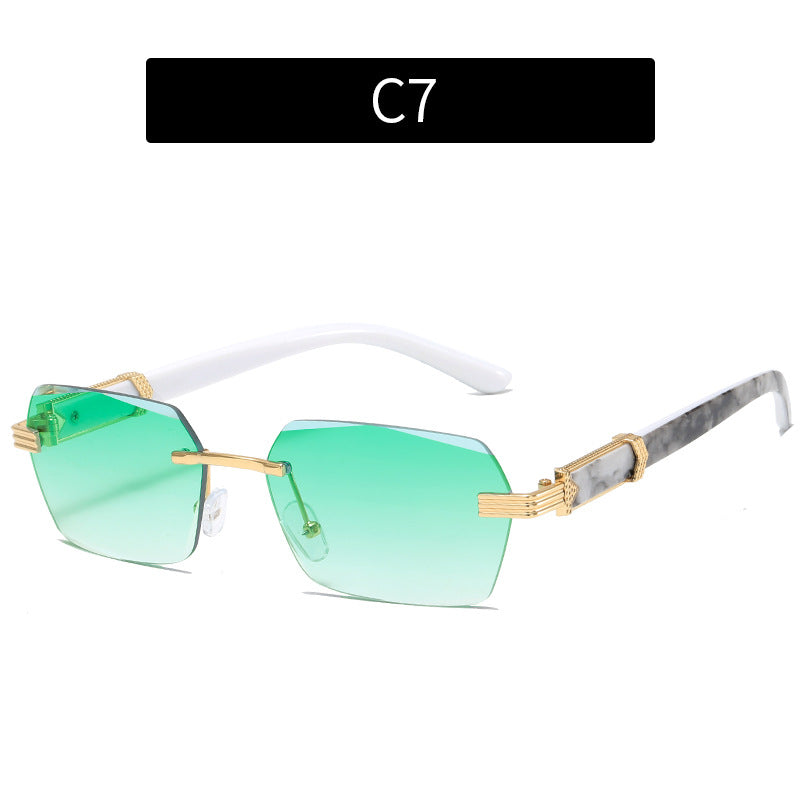 OceanView Women's Rimless Ocean Lens Sunglasses