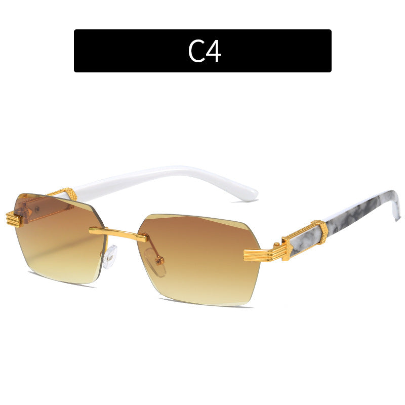 OceanView Women's Rimless Ocean Lens Sunglasses