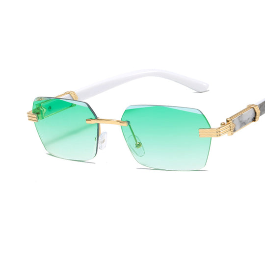 OceanView Women's Rimless Ocean Lens Sunglasses
