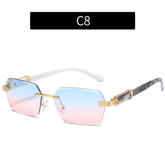 OceanView Women's Rimless Ocean Lens Sunglasses